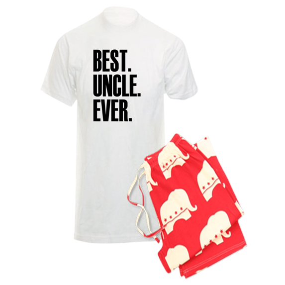 CafePress - Best Uncle Ever Pajamas - Men's Light Pajamas