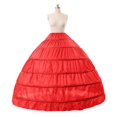 thumbnail image 3 of Enagua Crinolina de baile 6 Aros Rojo, 3 of 4