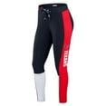thumbnail image 2 of Women's WEAR by Erin Andrews Navy/Red Houston Texans Color-Block Leggings, 2 of 6