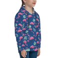 thumbnail image 3 of Rocae Plants And Flamingos for Hoodie for Boys Sweatshirts for Teen Girls Youth Hoodie-Small, 3 of 6