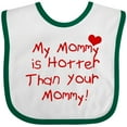 thumbnail image 3 of Inktastic My Mommy is Hotter Than Your Mommy Boys or Girls Baby Bib, 3 of 4