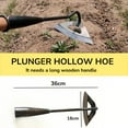 thumbnail image 2 of All-Steel Hardened Hollow Hoe - Garden Hoes For Weeding Long Handle, Garden Weeding Tools, Easy Weeding And Soil Loosening, Hoe Garden Tool, Durable And Effectable Hand Tools, 2 of 5