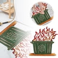 thumbnail image 1 of asddcavvf Carpet With Floor Shape Interesting Garbage Fire Mat Carpet Welcome Floor Mat Christmas Indoor and Outdoor Bathroom Decoration（The Throw Blanket Cold Throw Blanket Small Kids Rugs, 1 of 5