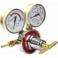 thumbnail image 6 of 2pcs Dual Welding Gas Regulators, Oxygen (CGA-540) and Acetylene (CGA-510) Combo Brass Gauges Two-piece Suit Compatible with Victor Harris Torch Cutting kits, 6 of 8