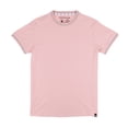 thumbnail image 4 of XRAY JEANS Men's Athletic Slim Fit Ribbed Crewneck T-Shirt, Soft Stretch Performance Cotton Solid Color Tee for Men, Dusty Pink/Slate Blue, Size Medium, 4 of 6