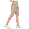 thumbnail image 3 of Little Donkey Andy Women’s 8 Inch Inseam Shorts for Golf Hiking Casual Travel with Pockets Size S, 3 of 6