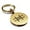 Gold, variant on Stainless Steel Zinc Alchemy Symbol Round Medallion Keychain Circle Ring