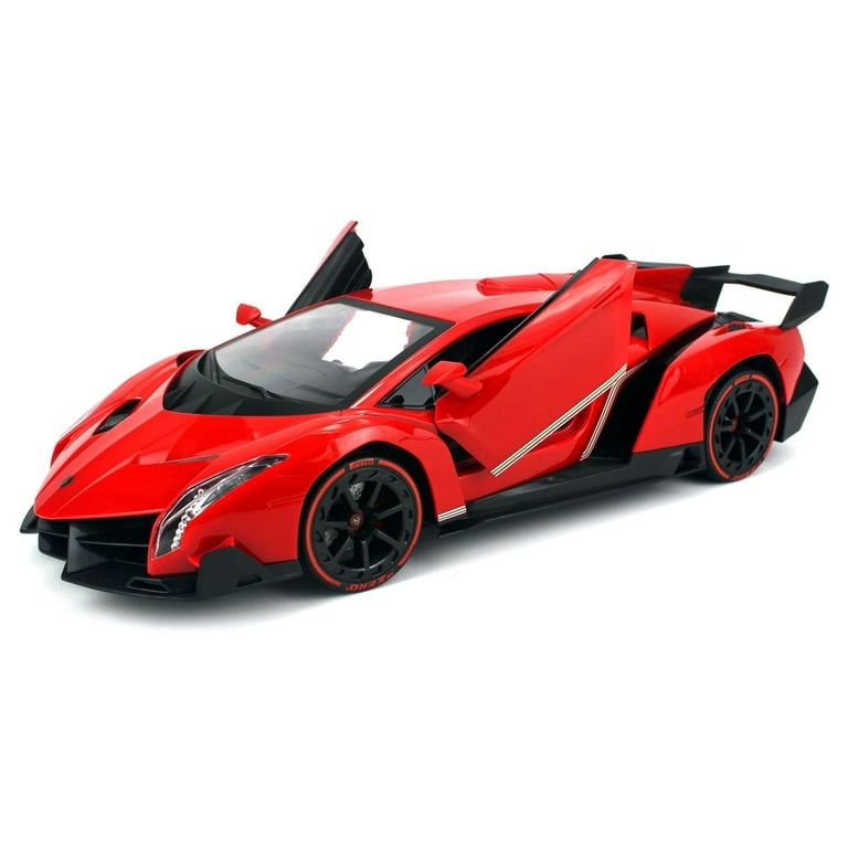 Licensed Lamborghini Veneno LP 750-4 Battery Operated RC Car Big 1:14 Scale  Extremely Detail Motion Sensing Remote Control RTR w/ Working Lights, 