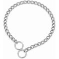 thumbnail image 1 of UBIUO Stainless Steel Chain Collar Dog Choke Collar No Pull Trainning Collar for Small Dogs -1.6mm Diameter,11" Length - 1.6mm*15, 1 of 4