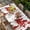 white, variant on Valentine's Day Table Cloths for 3 Foot Rectangle Tables, Farmhouse Red Gnomes Love Balloons Patio Waterproof Elastic Fitted Tablecloths, Washable Rectangular Table Cover for Camping