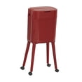 thumbnail image 3 of twisto Bin with Compaction Function, Double Inner Container, Spacious Waste Basket And Storage Compartment for Bin Bags in The Base, for Kitchen And Househol Red, 3 of 8
