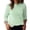 Green#1, variant on GaThRRgYP Womens Tunic Tops,Fashion Woman O-Neck Long Sleeve T-Shirt Summer Striped Printing Blouse Tops Red M