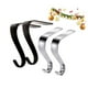 thumbnail image 2 of Toystoory Gancho de Metal multifuncional de 4 piezas, ganchos para chimenea de apariencia elegante para Navidad, soporte fuerte Kits de decoración para fiestas plata, 2 of 6