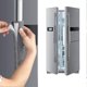 thumbnail image 3 of 2 Pack Refrigerator Door Handle Cover Kitchen Appliance Decor Handles Anti-Skid Protector Fridge, O, 3 of 5