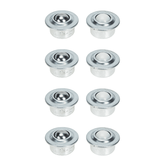 KALLORY 8Pcs Small Roller Wheels for Table and Cabinet 3.25x1.28in