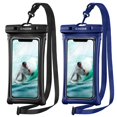 thumbnail image 1 of Funda para teléfono CACOE, impermeable y flotante de hasta 7 pulgadas, 2 unidades, 1 of 7