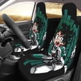 thumbnail image 3 of My Hero Academia Car Seat Covers Accessories Vehicle Front Seat Protective Mat Cover 2pcs Universal Fit For SUV Sedan Van Trucks, 3 of 8