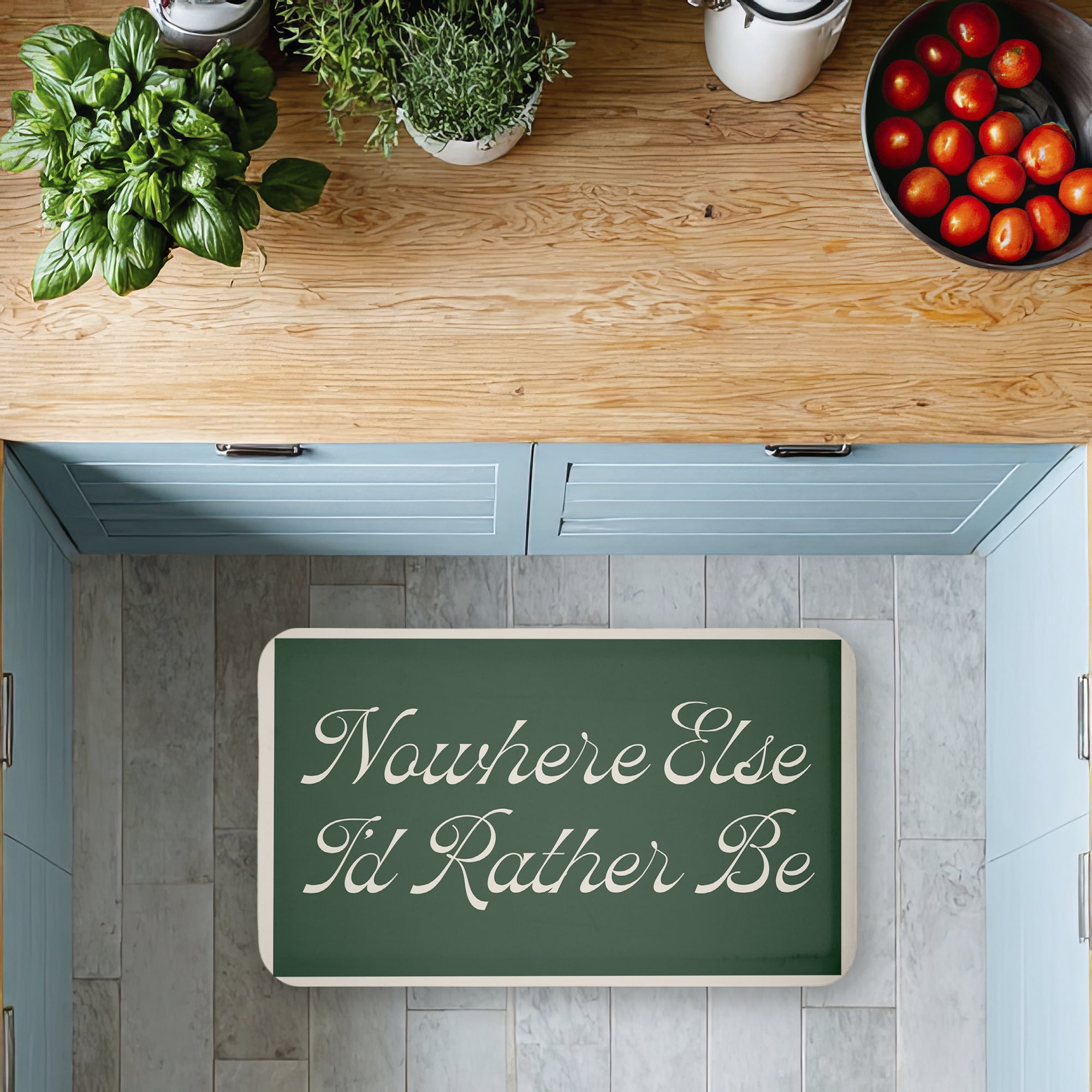 Stupell Industries Nowhere Else I'd Rather Be Printed Anti-Fatigue Floor Mat, design by Lil' Rue