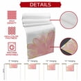 thumbnail image 5 of Pink Gold Short Table Runner 60 Inches Long,Boho Modern Abstract Minimalist Flower Cotton Linen Table Runners Dresser Scarves,Tabletop Scarf Furniture Cover for Home Dinner Party Decor 13"x60", 5 of 8