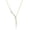 yellow gold, variant on FANCIME Wisteria Reverie Necklace for Women Sterling Silver Simulated Diamond Flower Drop Y Necklace Fine Jewelry Wedding Anniversary Birthday Mothers Day Graduation Gifts for Wife Women Bride Her