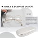 thumbnail image 2 of Glasses Case, Aluminum Hard Shell Eyeglasses Case Striped Spectacles Box, 2 of 5