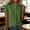 Green, variant on Button Down Blouses for Women Rolled Cuffed Short Sleeve Mandarin Collar Shirts Business Casual Summer Loose Tops