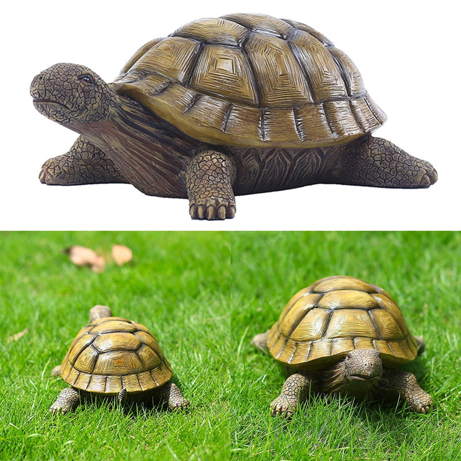 Resin for Turtle Statue Lucky Fengshui Ornament Art Decor for Indoor Outdoor Garden Yard Decoration Figur