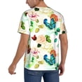 thumbnail image 2 of Lsque Floral Vintage Pattern Mens Polo Golf Shirts Funny Graphics Shorts Sleeve Button Shirts Baseball T-shirt-X-Large, 2 of 7