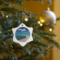 thumbnail image 7 of 3drose, Bahamas, Eleuthera Island, Glass Window Bridge - Ca05 Wbi0428 - Walter Bibikow, 3 inch Snowflake Porcelain Ornament, 7 of 7