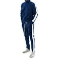 thumbnail image 2 of KKBOTIVE Mens Tracksuits 2 Pieces Casual Sport Sets Long Sleeve Jacket and Sweatpants Suits Color Block Jogging Sweatsuits, Navy, Size XXL, 2 of 8