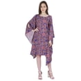 thumbnail image 1 of Moomaya Caftan à Épaules Dénudées Imprimé, Paréo pour Femmes, Robe d'Été, Robe Caftan, 1 of 6