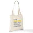 thumbnail image 6 of CafePress - Social Work Thing Tote Bag - Unisex Canvas Tote Bag, Beige, 1-Piece, 6 of 6