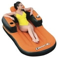 thumbnail image 2 of Bestway Vinyl Ultra Deluxe Pool Float, Orange, 2 of 3