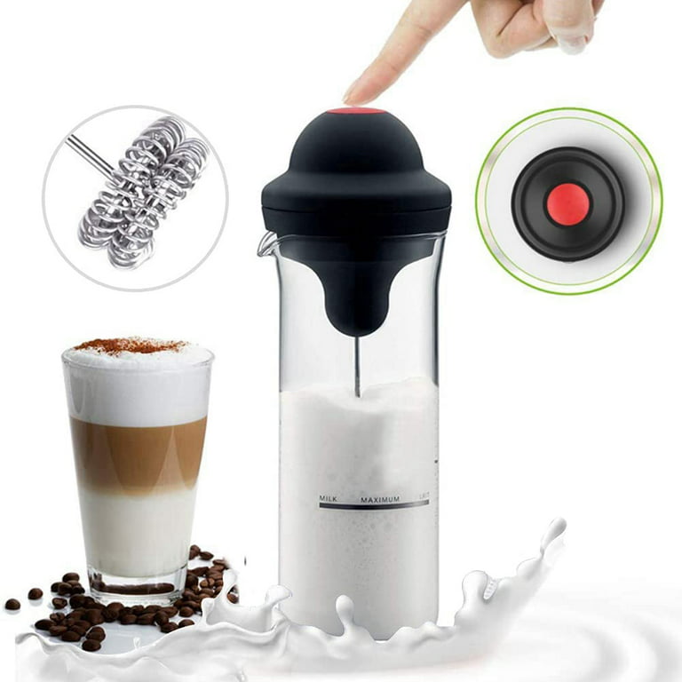Electric Milk Easy Frother,Whisk Drink Mixer for Coffee Mini Foamer Coffee Foam Maker Mixer, Blue