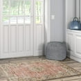 thumbnail image 4 of Tapis d'appoint lavable Blanton 3 pi x 5 pi rose et ivoire, 4 of 7