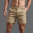 thumbnail image 6 of Men's Casual Shorts Party Wear for Men with 6 Mens Short with Foam Star Glitter Mens Basketball Shorts Light Boy for Women Basketball Pack Men Lightweight Cargo Memory Boy Summer Khaki 2XL, 6 of 8