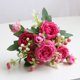 thumbnail image 1 of Ramo de flores artificiales de peonía de seda rosa de 30cm, 5 cabezas grandes y 4 brotes, flores falsas baratas para decoración de boda en casa, interior Tan Jianjun  unisex, 1 of 2