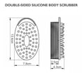 thumbnail image 2 of Soft hair shampoo, silicone bath massage brush, double-sided bath brush, 2 of 7