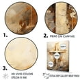 thumbnail image 3 of Designart "Spiritual Minimalist Symbol" Religious Landscape Floater Framed Canvas Wall Art, 3 of 5