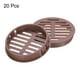 thumbnail image 3 of Uxcell 20Pcs 60mm/2.4in Air Vents Round Soffit Vents, Cubierta de ventilación de soffit marrón oscuro para baño, 3 of 5