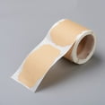 thumbnail image 3 of 5 Roll Self-Adhesive Kraft Paper Gift Tag Stickers Adhesive Labels Blank Tag Rectangle Tan Rectangle: 76x50mm 4 patterns/roll 100pcs/roll, 3 of 4