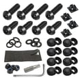 thumbnail image 1 of Kit de tornillos antirrobo para matrículas YALOK, acero inoxidable, 1 of 7