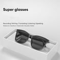 thumbnail image 2 of Nessthub Smart Glasses, Nessthub Smart Wireless Headphone Glasses for Men Women, Ai Wireless Bluetooth TranslationGlasses, TranslatingGlasses with 140+ Translation, Support 75 Languages, 2 of 7