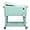 Mint Green, variant on 80 Quart Rolling Ice Chest, Portable Bar Drink Cooler with Catch Basin, Bottom Storage Tray and Bottle Opener for Patio Party BBQ Beach Activities