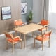 thumbnail image 3 of Games Wooden Dining Table 4 Person Centerpiece Service Dining Table Set Kitchen 4 Chair Living Room Muebles Para El Hogar Tables My Lux Decor Round, 3 of 12