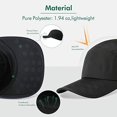 thumbnail image 3 of ZOWYA Breathable Running Hat for Men & Women, Quick Dry Mesh Hat Sport Hat Golf Hat One Size, 3 of 6