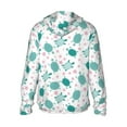 thumbnail image 3 of Fotbe Sea Turtle Men's Women's UPF 50+ Sun Protection Jacket Hooded Cooling Shirt with Pockets Hiking Outdoor Performance-X-Large, 3 of 9