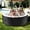 Includes 2 headrest&cup holders-6 Person, variant on MOPHOTO 4-6 Person Inflatable Hot Tub, Large Square Portable Blow up Hot Tub, Leak-Proof PVC Outdoor Spa with 130 Air Jets, Insulated Cover and Heater Pump(73"*73"*25")