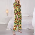 thumbnail image 3 of Sigee Berries And Citrus for Women’s Pajama Sets Long-Sleeved Pjs Sets for Women 2 piece Sleepwear-Medium, 3 of 7