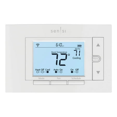 Sensi Smart Programmable Wi-Fi Thermostat-White